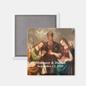 katholieke gepersonaliseerde weddenschappen magneet (Voorkant / Achterkant)