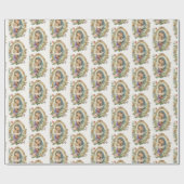 Katholieke Gezegende Moeder Maria Jezus Religieus Cadeaupapier (Vlak)