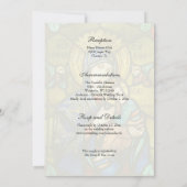 katholieke Glas in lood bruiloft Kaart (Achterkant)