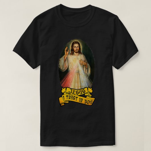 Katholieke Goddelijke Barmhartigheid voor Devo T-shirt (Design voorkant)