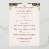Katholieke Grace bruiloft uitnodiging (Voorkant)