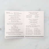 Katholieke Grace Wedding Programma (Binnen)