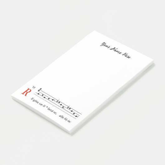 Katholieke gregoriaanse zang Klassieke muziek Post-it® Notes (Schuin)