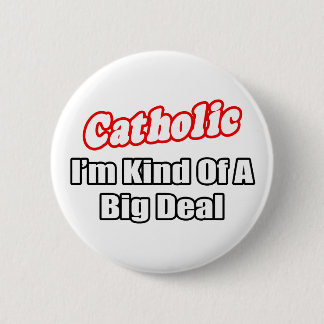 Katholieke.. Grote deal Ronde Button 5,7 Cm