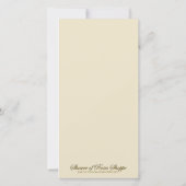 Katholieke Guadalupe Funeral condoléances Spaans Bedankkaart (Achterkant)