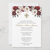 Katholieke Heilige Communie Bloemeneucharistie Kaart (Achterkant)