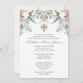 Katholieke Heilige Communie Bloemeneucharistie Kaart (Achterkant)