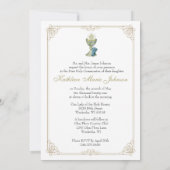 Katholieke Heilige Communie Eucharistie Gezegende  Kaart (Achterkant)