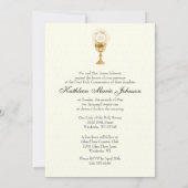 Katholieke Heilige Communie Heilig Hart Jezus Kaart (Achterkant)