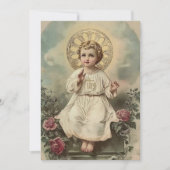 Katholieke Heilige Communie Jezus Rozen Kaart (Voorkant)