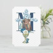 Katholieke Heilige Communie Maagd Maria Jezus Kaart (Staand voorkant)