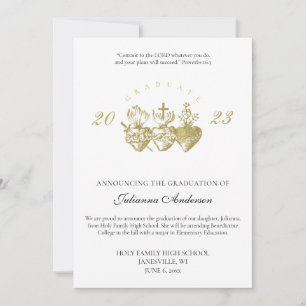 Katholieke Heilige Familie Afstuderen Aankondiging