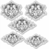 Katholieke Heilige Familie Jezus Maria Jozef Relig Sticker (Voorkant)