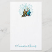 Katholieke Heilige Familie Jezus Mary Joseph Relig Briefpapier (Voorkant)