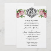 Katholieke Heilige Familie Rozen Bloemenbruiloft Kaart (Voorkant / Achterkant)