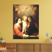 Katholieke Heilige Familie St. Joseph Maria Jezus Canvas Afdruk (Insitu (Woonkamer))