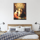 Katholieke Heilige Familie St. Joseph Maria Jezus Canvas Afdruk (Insitu (Slaapkamer))