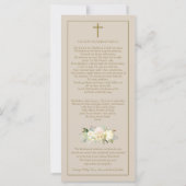 Katholieke Heilige Familie Uitvaart Dank u kaart (Achterkant)