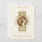 Katholieke Heilige Hart Save the Date Huwelijk (Voorkant)