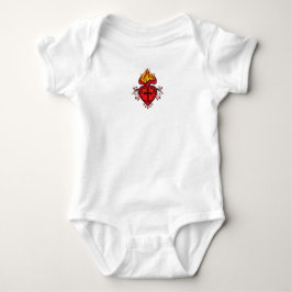 Katholieke Heilige Hart van Jezus Baby Body Romper