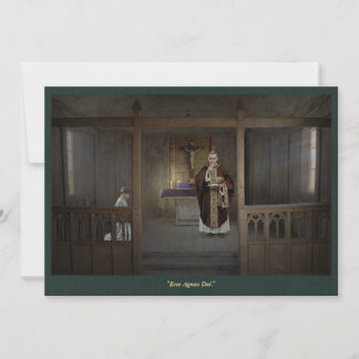 Katholieke Heilige kaart | Ecce Agnus Dei
