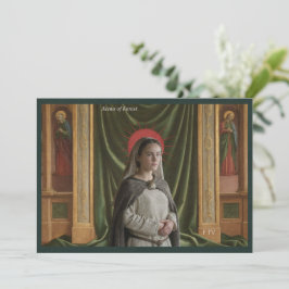 Katholieke Heilige Kaart | Heilige Alena van Bruss