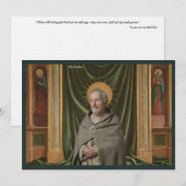 Katholieke Heilige Kaart | Sint Deicolus van Lure (Voorkant / Achterkant)