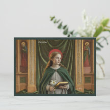 Katholieke Heilige Kaart | Sint Dymphna