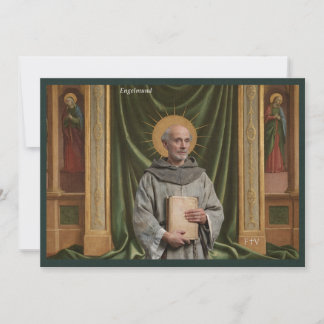 Katholieke Heilige Kaart | Sint Engelmund van Vels