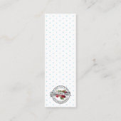 Katholieke Heilige Maagd Moeder Religieuze Heilige Mini Visitekaartje (Achterkant)