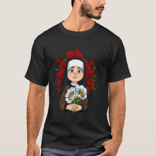 Katholieke Heilige St Therese van Lisieux voor chr T-shirt