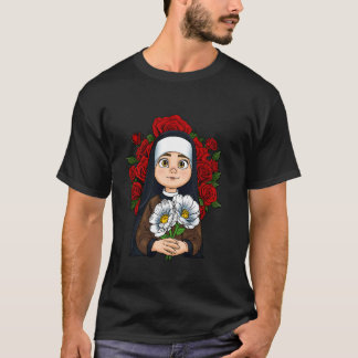 Katholieke Heilige St Therese van Lisieux voor chr T-shirt