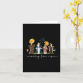 Katholieke heiligen Bloemen Vrouwen Religieuze Man Kaart (Gele Bloem)