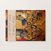 katholieke heiligen legpuzzel (Horizontaal)
