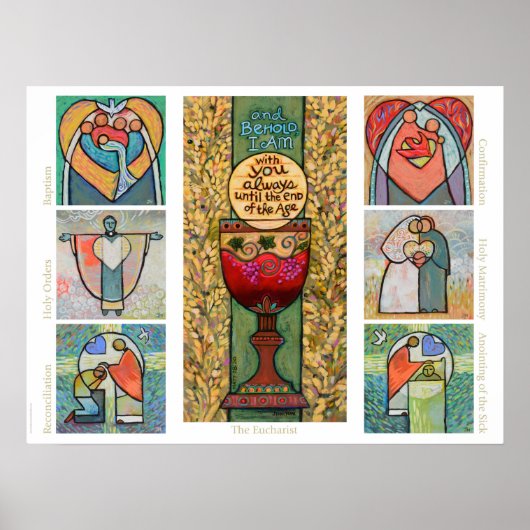 Katholieke heiligen Poster van de klas (Voorkant)