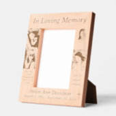 Katholieke herdenkingsfoto gegraveerde lijstjes (Links)