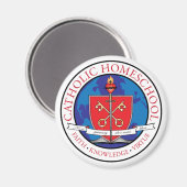 Katholieke Homeschool Crest Magnet (Voorkant / Achterkant)