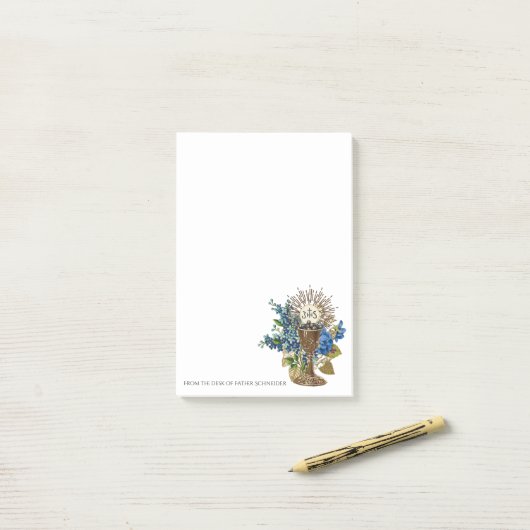 Katholieke Hostbloemen van het Koerdische Koerdisc Post-it® Notes (Op bureau)