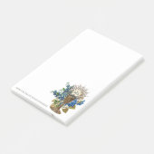 Katholieke Hostbloemen van het Koerdische Koerdisc Post-it® Notes (Schuin)