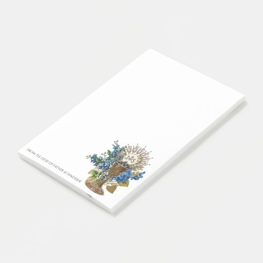 Katholieke Hostbloemen van het Koerdische Koerdisc Post-it® Notes (Schuin)