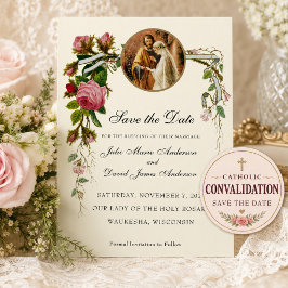 Katholieke Huwelijks Betrothal Mary Joseph Save The Date