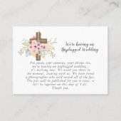 Katholieke Huwelijksceremonie GEEN APPARATUUR VERZ Visitekaartje (Voorkant)