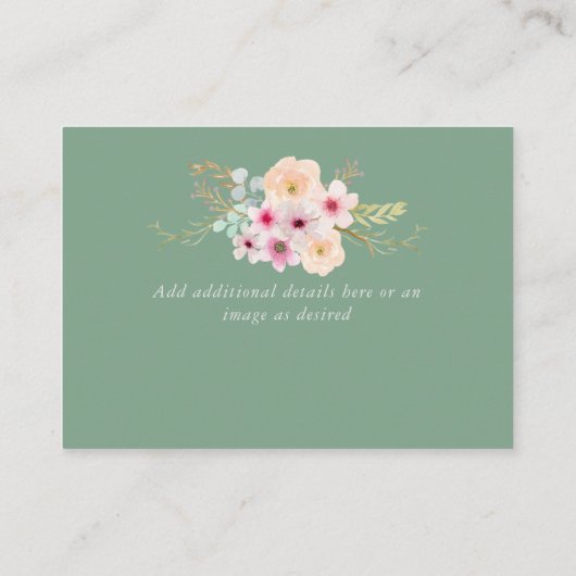 Katholieke Huwelijksceremonie GEEN APPARATUUR VERZ Visitekaartje (Achterkant)