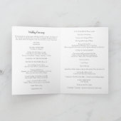 Katholieke huwelijksceremonie met misprogramma voo programma (Binnen)