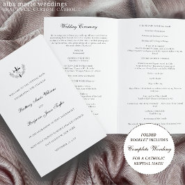 Katholieke huwelijksplechtigheid van Doves met Mis