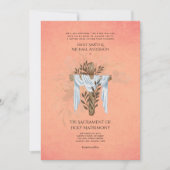 Katholieke Huwelijksuitnodiging Ontvangst RSVP Pro Kaart (Voorkant)