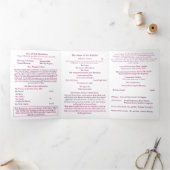 Katholieke Huwelijksviering Nuptial Grace Drieluik Programma (Binnen)