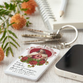 Katholieke ID Religieuze Heilige Hart van Jezus Ke Sleutelhanger (Voorkant Rechts)