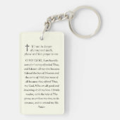 Katholieke ID Religieuze Heilige Hart van Jezus  Sleutelhanger (achterkant)