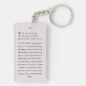 Katholieke ID Religieuze Jezus Communie Sleutelhan Sleutelhanger (achterkant)